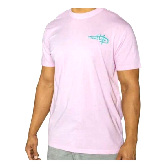 Reel Life Men's Large Ocean Washed Short Sleeve Soft Pre-Shrunk Tee T-Shirt - Picture 1 of 7